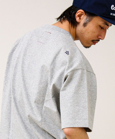 【BOY刺繍】裏グラデーション ワンポイント半袖Tシャツ