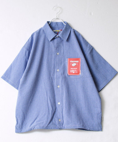 【WEB限定 GW SPECIAL PRICE】【FREDYMAC/フレディマック】シアサッカーチェックS/Sシャツ
