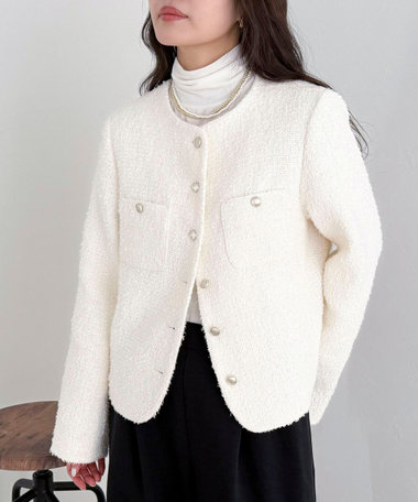 ノーカラージャケット｜ジャケット/アウター｜NOLLEY'S MALL