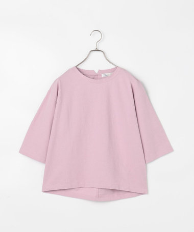 別注》麻調カットハーフスリーブTシャツ（4-0821-5-23-009
