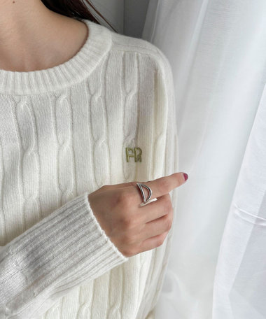 ステンレス2連風リング