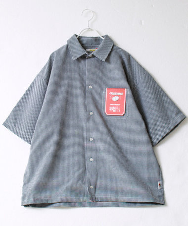 【WEB限定 GW SPECIAL PRICE】【FREDYMAC/フレディマック】シアサッカーチェックS/Sシャツ