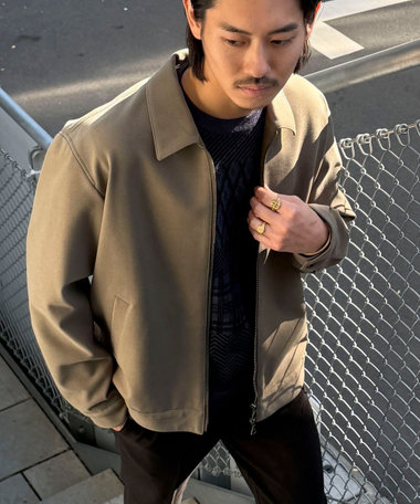 ウォームストレッチジップブルゾン