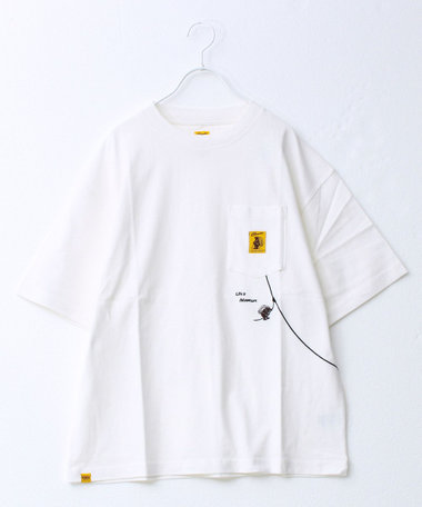 【COBMASTER/コブマスター】吸水速乾/抗菌防臭 フォレストジップラインルーズTEE