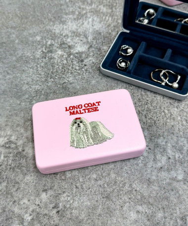 【Jolie Joli/ジョリジョリ】キャリング刺繍コンパクトミラーケース