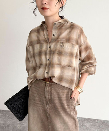 美品 ノーリーズ NOLLEY'S ノーカラーシャツ ラミー100% ゆったり シャツ｜トップス｜【SUMMER SALE開催中】NOLLEY'S MALL