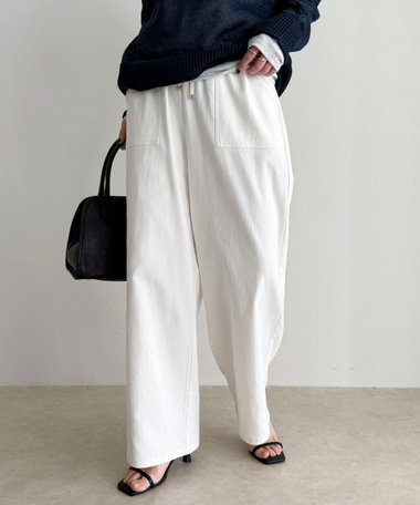 【接触冷感×UVカット/マルチ機能】ドライオックスセミワイドイージーパンツ