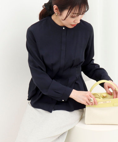 TRピケタックブラウス