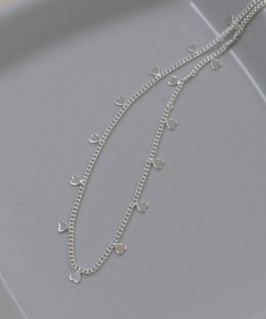 ハートチェーンアジャストネックレス