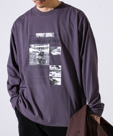【MARUDE COTTON】フォトT ロングスリーブ