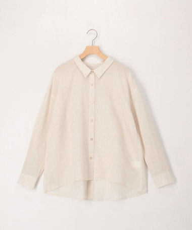 綿和紙ボイルシャツ