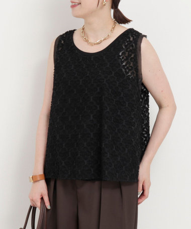 ブラウス シャツ チェリーＪＱノースリブラウス レディース DEICY ブラウス シャツ チェリーJQノースリブラウス