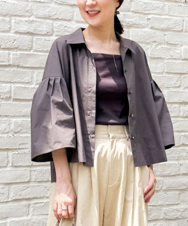 【新品】ノーリーズ ボリューム袖 シャーリング シアーブルゾン ブラウス 春 シャツ｜トップス｜複数ブランド｜women（WOMEN）｜NOLLEY'S