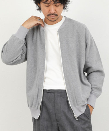 【BATONER/バトナー】JUMBERCA URAKE ZIP UP BLOUSON ジャンベルカ 裏毛ジップアップブルゾン 26AW