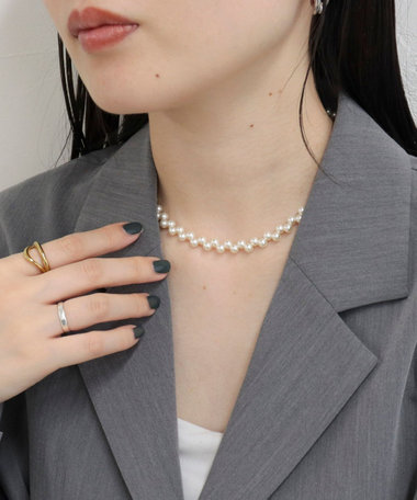 5mmパールアジャストネックレス