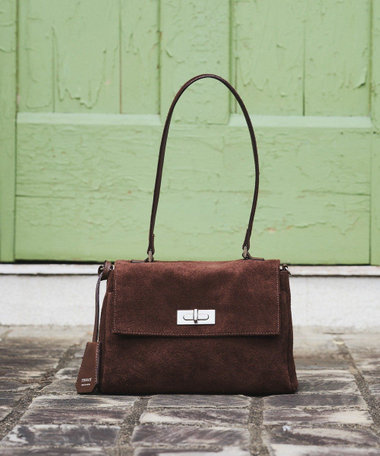 スエードフラップミニトートバッグ(CE-1722-WEB)