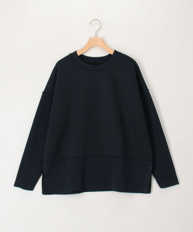 《セットアップ対応》軽量ボンディングリブ切替プルオーバーカットソー