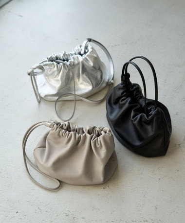 レザー巾着4wayショルダーバッグ/CE-1454