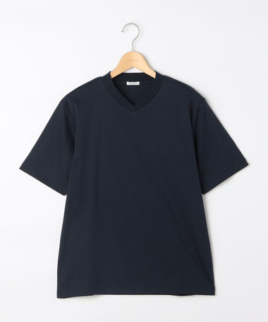 シルケットスムース　Vネック　JACKET-Tシャツ