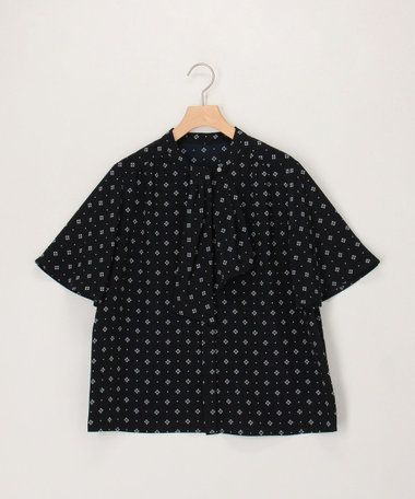 フラワープロバンスプリントブラウス