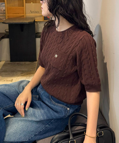 美品⭐︎デミリー　カシミヤ100%　ケーブルニット　セーター　グレージュ fit=scale-down,w=1200