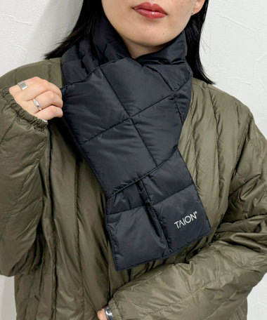 【WEB限定】【TAION/タイオン】 ベーシックダウンマフラー