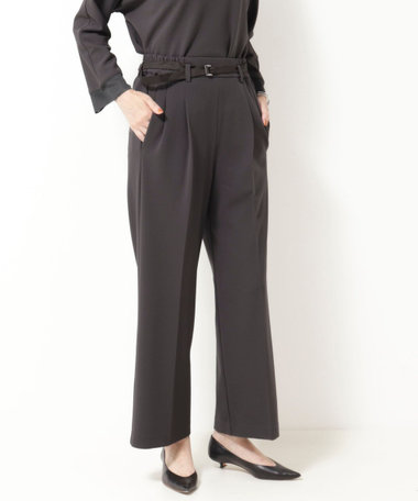 《セットアップ対応》ハイストレッチジョーゼットパンツ