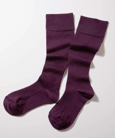 【ATELIER BRUGGE】MAEE コンプレッションソックス／コットンリブソックス