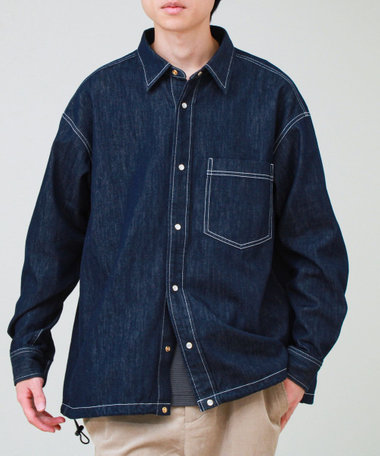 【デニムのようでデニムじゃない】NON DENIM SHIRTS ノンデニムシャツ