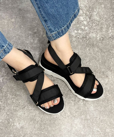 【PANIER/パニエ】メッシュテープ軽量サンダル