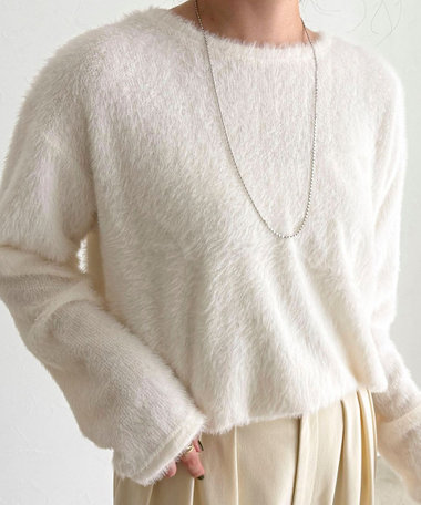 シャギールーズロンTシャツ