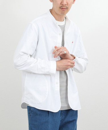【DANTON/ダントン】DT-B0280SOX BAND COLLAR SHIRT LS 26SS