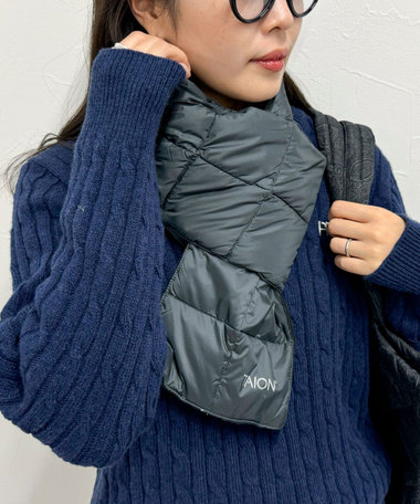 【WEB限定】【TAION/タイオン】 ベーシックダウンマフラー