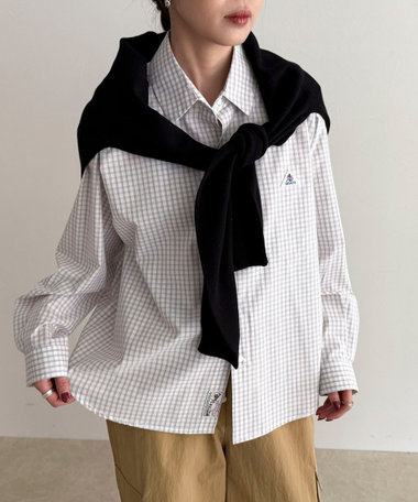 【GEVACO/ゲバコ】別注ドットボタンシャツ