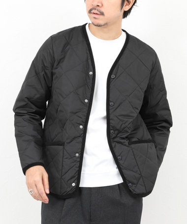 【TAION/タイオン】PIPING V NECK DOWN CARDIGAN 25AW