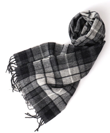 【HILLTOP/ヒルトップ】LAMBSWOOL FANCY SCARF 30cm幅