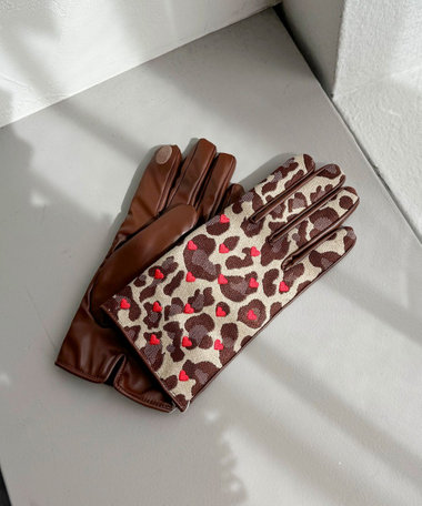 NOROLL USUALLY GLOVE NAVY DARK RED / ノーロール グローブ