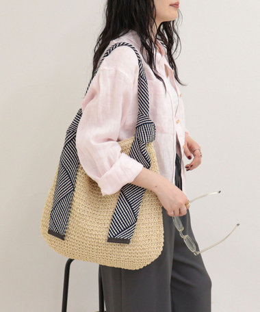 ラメテープワンハンドルトートバッグ