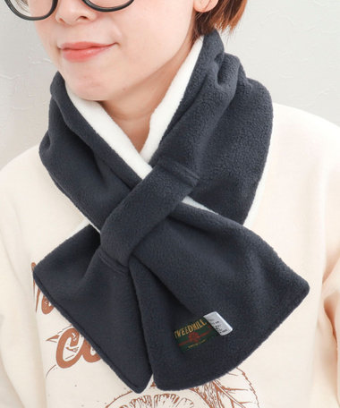 【TWEEDMILL】別注フリース差し込みマフラー