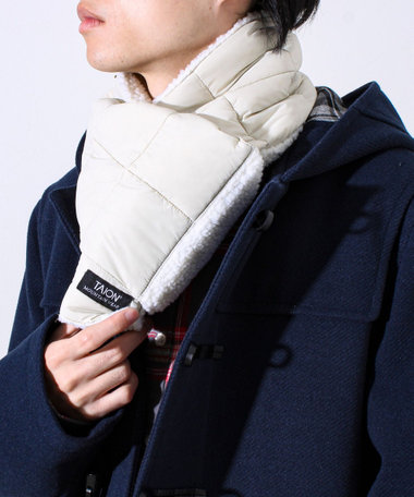 【TAION/タイオン】マウンテン リバーシブル ダウン×ボア マフラー