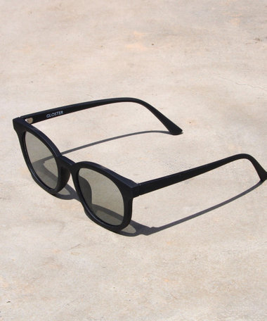 ［WEB限定 SPECIAL PRICE！］【GLOSTER/グロスター】マット加工 フラットサングラス カラーレンズ