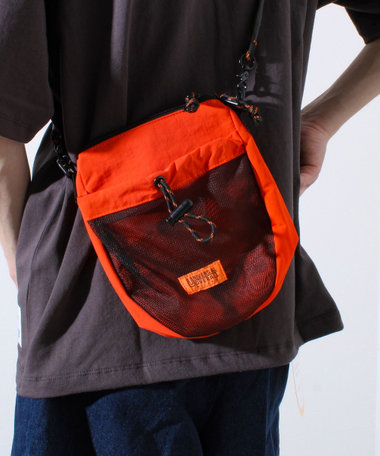 ［WEB限定 SPECIAL PRICE！］【UNIVERSAL OVERALL】フロントメッシュ ザイルミニショルダーバッグ