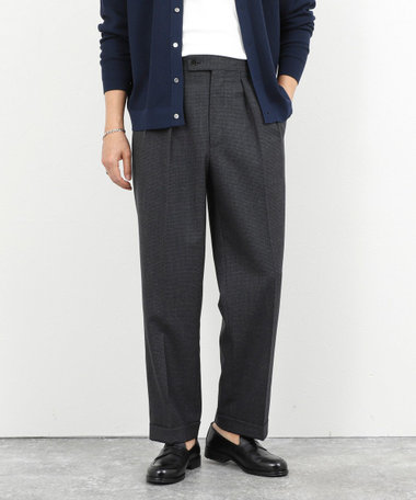 ウォッシャブルウールワイドスラックス 26SS