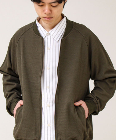 【きれいめに使える】フクレジャガード MA1カーデ