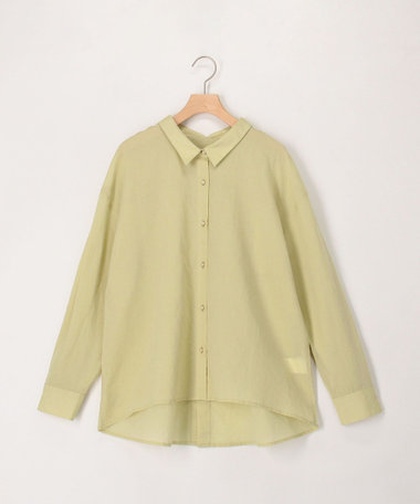 綿和紙ボイルシャツ