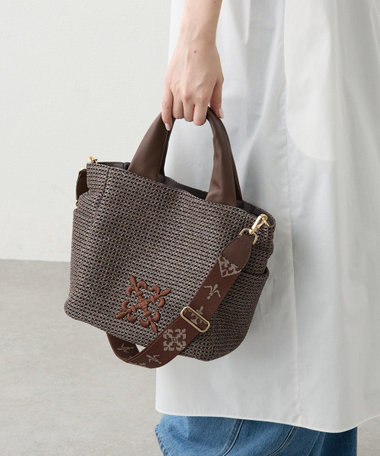 ナイロンラフィアユーティリティ2WAYトートバッグ(CE-1711)