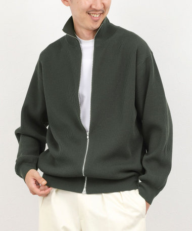 【BATONER/バトナー】HARD TWIST WOOL RIB DRIVERS KNIT ドライバーズニット 26AW