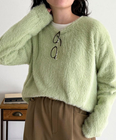 シャギールーズロンTシャツ