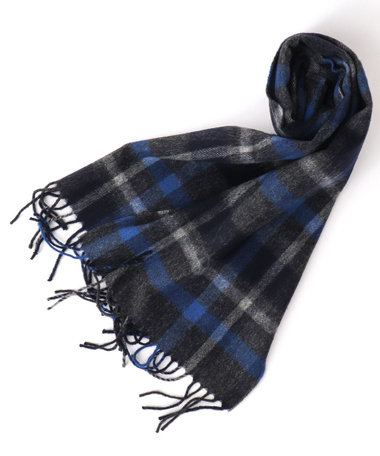 【HILLTOP/ヒルトップ】LAMBSWOOL FANCY SCARF 30cm幅