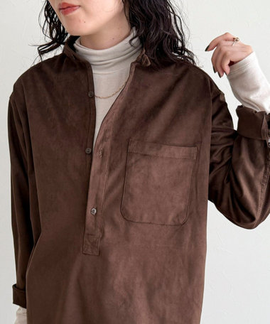 ウールブレンドシアータートルプルオーバー